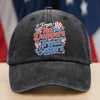 USA 250th Anniversary 250 Years of Freedom America Washed Denim Baseball Cap HO82 894480