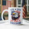 America Semiquincentennial 250 Years Of Freedom White Mug CH07 896702
