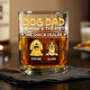 Dog Dad The Man The Myth The Snack Dealer Print Rock Glass Personalized Gift HO82 893704