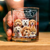 Custom Photo Dear Mom Forget Mother's Day We Woof You Everyday Dog Print Rock Glass HA75 892060