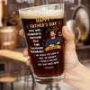 Custom Photo Funny Dad Acronym Beer Glass, Joke Gift for Dad, Father's Day LM32 669083
