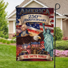 Custom Family Name USA 250th Anniversary Garden Flag LM32 897965