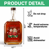 Personalized Congrats On Being My Husband You Lucky Bastard Whiskey Bottle HA75 897988