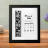 Custom Photo with Calendar Personalized Picture Frame Couple Anniversary Gift, Valentines Day Gift HA75 920090