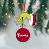 Personalized Elf Hold Christmas Ball Acrylic Ornament TH10 896391