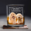 Custom Photo Dear Mom Forget Mother's Day We Woof You Everyday Dog Print Rock Glass HA75 892060