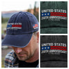 Custom Name250 Anniversary USA 1776-2026 Embroidered American Flag HA75 898810