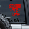 Custom Name Senior 2026 Graduation Car Window Decal Sticker TH10 898489