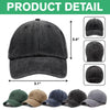 Custom Photo Dog Cat - Dog Mom Cat Mom Washed Denim Baseball Cap HA75 897008