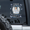 Custom Photo Wings Forever In My Heart Memorial Car Window Decal Sticker HA75 921074