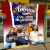 Custom Family Name America 1776 - 2026 Backdrop TH10 896571