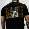 Personalized Vintage Photo Dad, Mom, Grandpa, Grandma Family Front & Back Dark Shirt HA75 921596