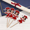 Custom Face With Country Flag Graduation Decoration Cupcake Toppers TH10 169115