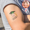 Custom Graduation Photo Look Who's Graduated Temporary Tattoos LM32 899751