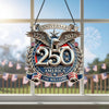 Custom Family Name USA Eagles 250th Anniversary Semiquincentennial 1776-2026 Acrylic Suncatcher CH07 910860