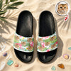 Custom Photo Tropical Flower Summer Slide Sandals CH07 911596