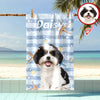 Custom Dog Cat Photo Beach Towel - Personalized Pet Lover Gift TH10 169613