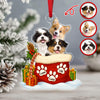 Custom Pet Photo Acrylic Ornament Christmas Gifts For Dog And Cat Lovers CH07 899434