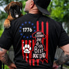Custom Happy Father's Day To Best Dog Dad Besty Ross Flag Back Dark Shirt LM32 669283