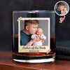 Custom Photo Father Of The Bride Whiskey Glass, Personalized Wedding Gift For Dad LM32 899997