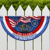 American Flag - USA 250th Anniversary Semiquincentennial Non-Pleated Fan Flag HO82 901056