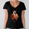 Custom Photo Cool Dog Cat Career Uniforms Dark Shirt For Pet Lovers HA75 891950