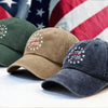1776 - 2026 USA 250th Anniversary Washed Denim Baseball Cap HA75 898050