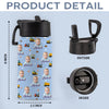 Custom Photo Cute Pattern Kids Water Bottle - Personalized Back To School Gift HO82 902850