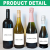 Custom Photo Dog Dad The Man The Myth The Snack Dealer Wine Label LM32 893887