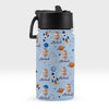 Custom Photo Cute Pattern Kids Water Bottle - Personalized Back To School Gift HO82 902850