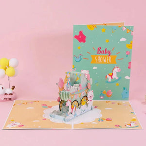 GeckoCustom 3D Pop UP Greeting Cards For Gifts