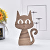 GeckoCustom A Woman With Cat Wood Sculpture N304 HN590 Only Cat Version 2