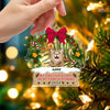 GeckoCustom Custom Dog Cat My 1st Christmas In My Forever Home Acrylic Ornament Personalized Gift TH10 895004 4.5"