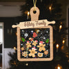 GeckoCustom Custom Gingerbread House Family Shaker Ornament Christmas Gift HO82 893192