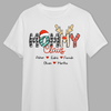 GeckoCustom Custom Grandkid Name Gigi Papa Claus Christmas Shirt Best Gift For Family, Christmas Idea Gift HO82 893156 Unisex Tshirt / Sport Grey / S
