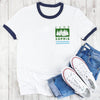 GeckoCustom Custom Name Camping Ringer T-shirt K229 889625