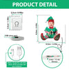 GeckoCustom Custom Photo Adorable Newborn Baby Elf Led Acrylic Ornament HA75 891881 3 inches