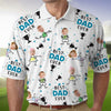 GeckoCustom Custom Photo Best Dad Ever Polo Shirt TH10 891047