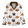 GeckoCustom Custom Photo Funny Dog Face Christmas Pajamas TH10 891705