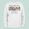 GeckoCustom Custom Photo Happy Father's Day Only The Best Dads Get Promoted Bright Shirt N304 889030 Long Sleeve / Sport Grey Colour / S