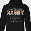 GeckoCustom Custom Photo Thank You For Being My Dad Father's Day Dark Shirt TH10 890903
