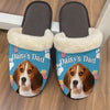 GeckoCustom Custom Photo With Accessories Pattern Dog Cat Plush Slippers T368 HN590