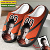 GeckoCustom Custom Portrait Photo Baseball Sports And Accessories Slipper N369 HN590