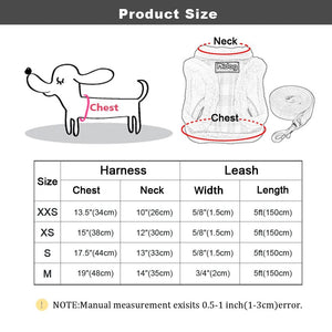 GeckoCustom Cute Pet Cat Soft Padded Harness Vest