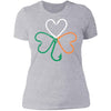 GeckoCustom fish shamrock flag Women Tee / Heather Grey / X-Small