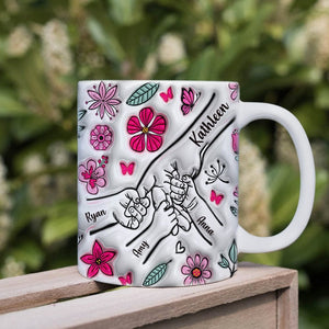 GeckoCustom Hold My Hand, Hold My Heart 3D Mug Personalized Gift DM01 890941