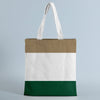 GeckoCustom Just A Girl Who Loves Dog Tote Bag For Dog Lover, HN590 13x13 in / Tan/Dark Green
