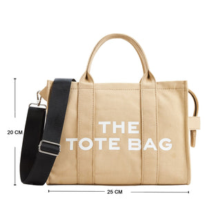 GeckoCustom KALIDI Canvas Tote Bag Casual CanvasLarge Capacity Women Shoulder Purse For Female Crossbody Bags Handbags Big Shopper Bag khaki Mini / China