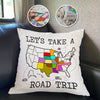 GeckoCustom Let's Take A Road Trip Camping Pillow Cover K228 890319