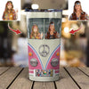 GeckoCustom Licensed Plate Vintage Hippie Dog Tumbler HN590 20 oz